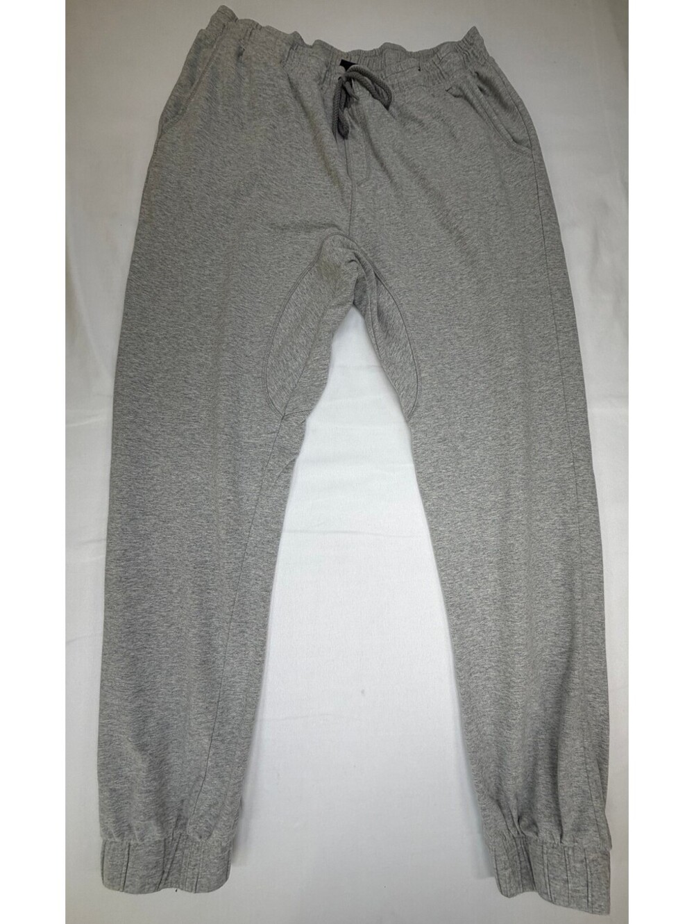 Amplify Men's Jogger Sweatpants Fleece Elastic Waist Drawstring Size XL Grey